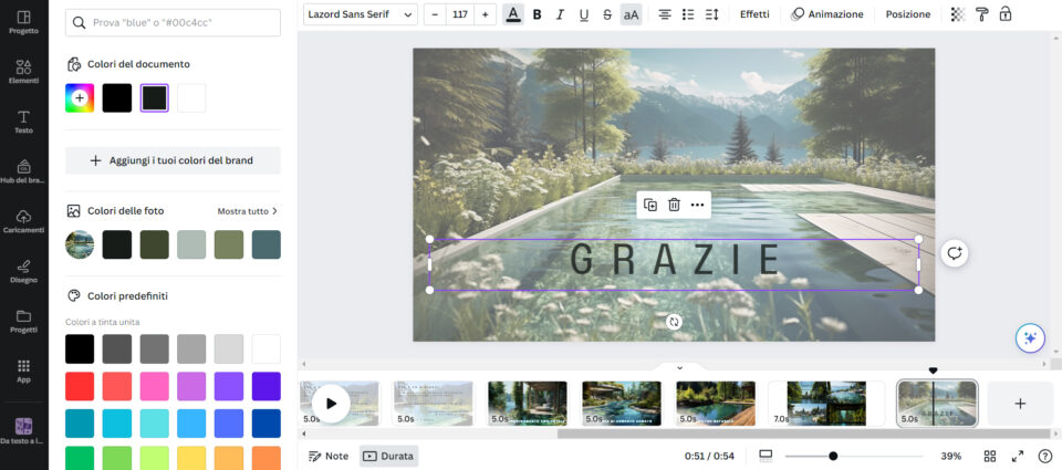 Creazione di video con Canva, piattaforma di progettazione grafica online