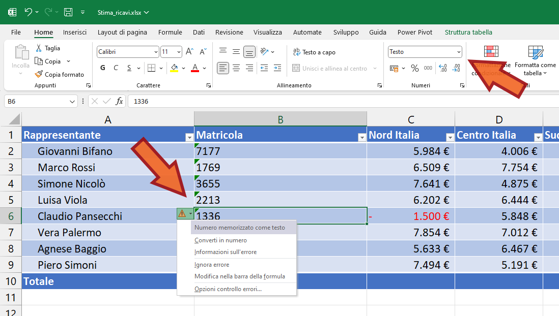 formato_testo: ottimizza la tua produttività utilizzando i formati numerici in Excel